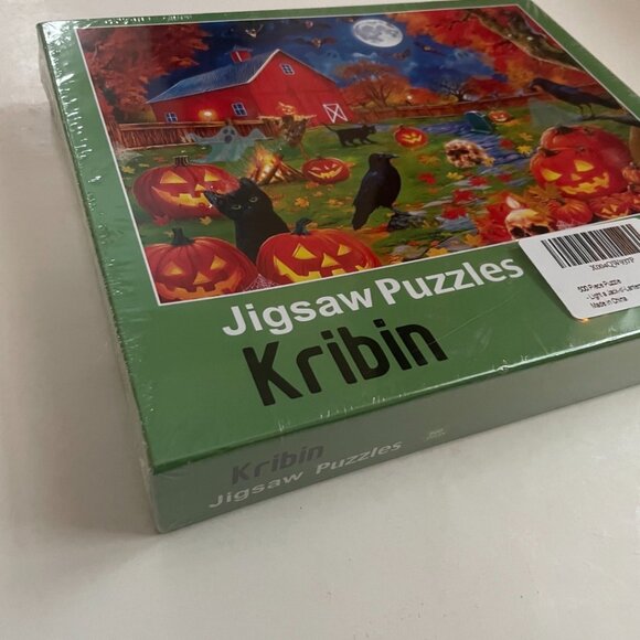 500-Piece Jigsaw Puzzle – Light a Jack-o’-Lantern - Picture 2 of 5